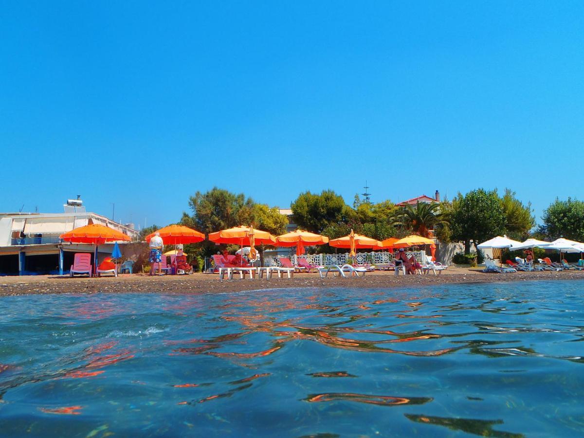 Akrogiali Beach Rooms Amarynthos Exteriér fotografie