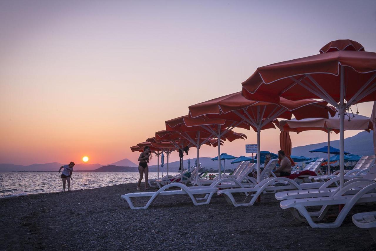 Akrogiali Beach Rooms Amarynthos Exteriér fotografie